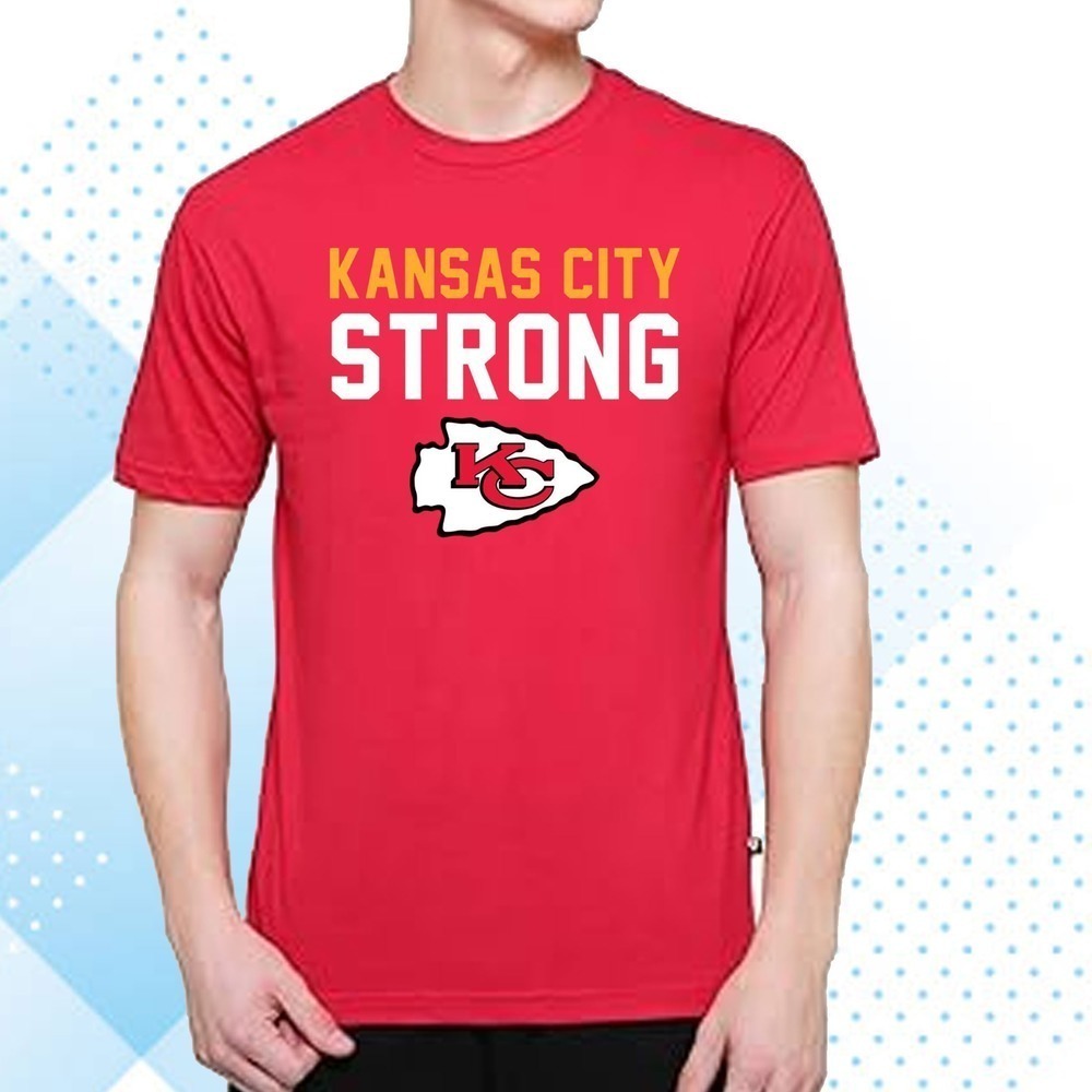 Kansas City Strong Tshirt Red Kc Strong Tshirt